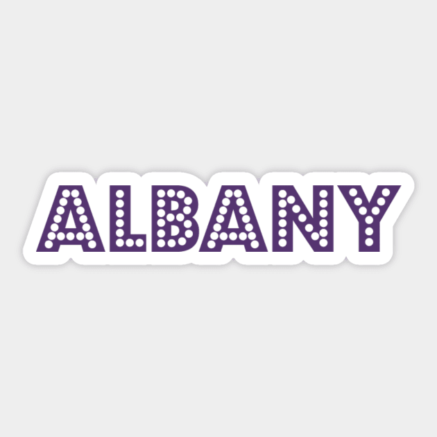 Albany Sticker by ampp